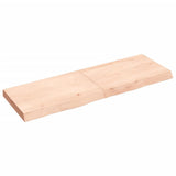 Plan de lavabo Vidaxx 120x40x (2-6) cm en bois massif non traité