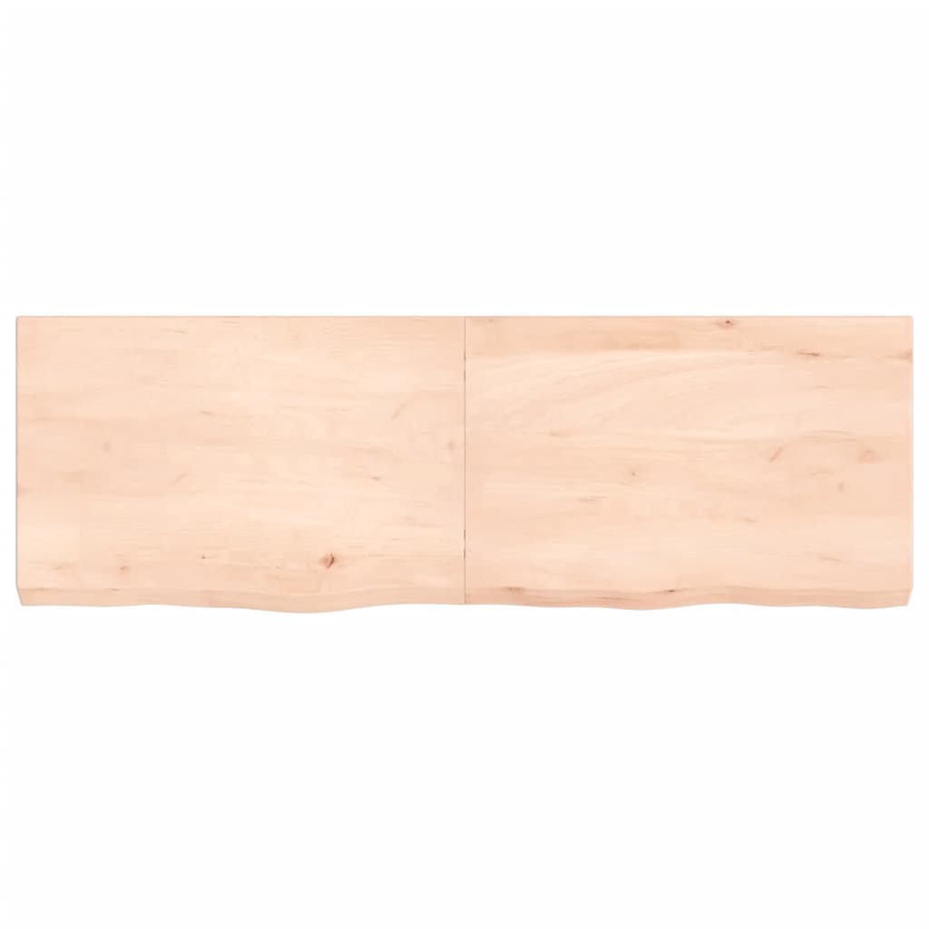 Plan de lavabo Vidaxx 120x40x (2-6) cm en bois massif non traité