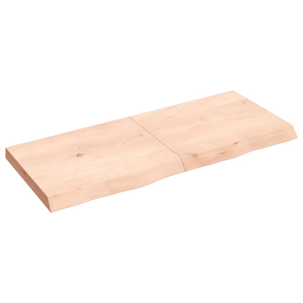 Plan de lavabo Vidaxx 120x50x (2-6) cm en bois massif non traité