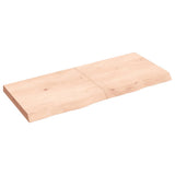 Plan de lavabo Vidaxx 120x50x (2-6) cm en bois massif non traité