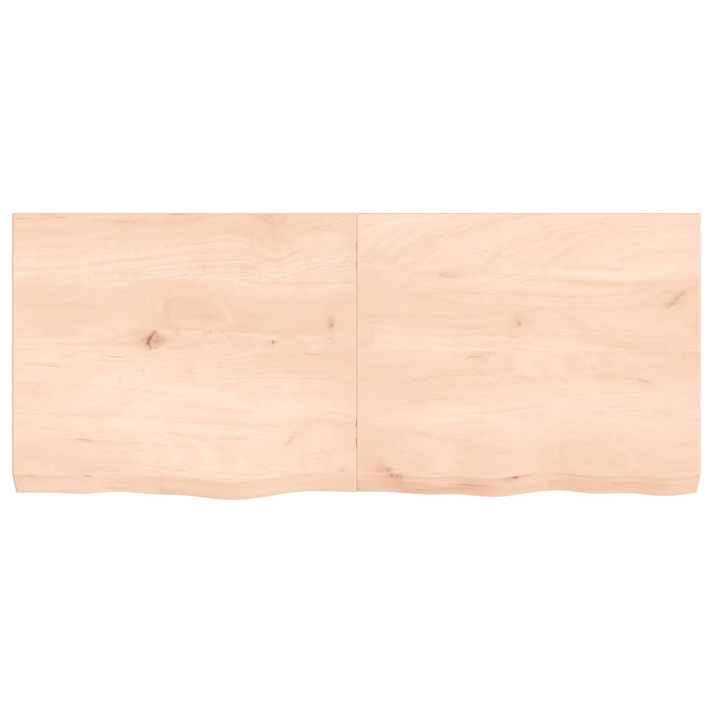 Plan de lavabo Vidaxx 120x50x (2-6) cm en bois massif non traité