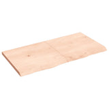 Plan de lavabo Vidaxx 120x60x (2-4) cm en bois massif non traité