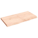 Plan de lavabo Vidaxx 120x60x (2-6) cm en bois massif non traité