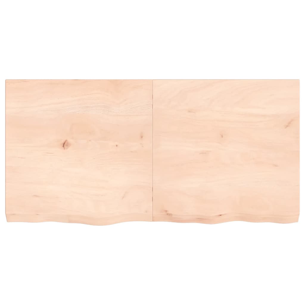 Vidaxl wastbasin Blat 120x60 (2-6) cm onbehandelten Holz