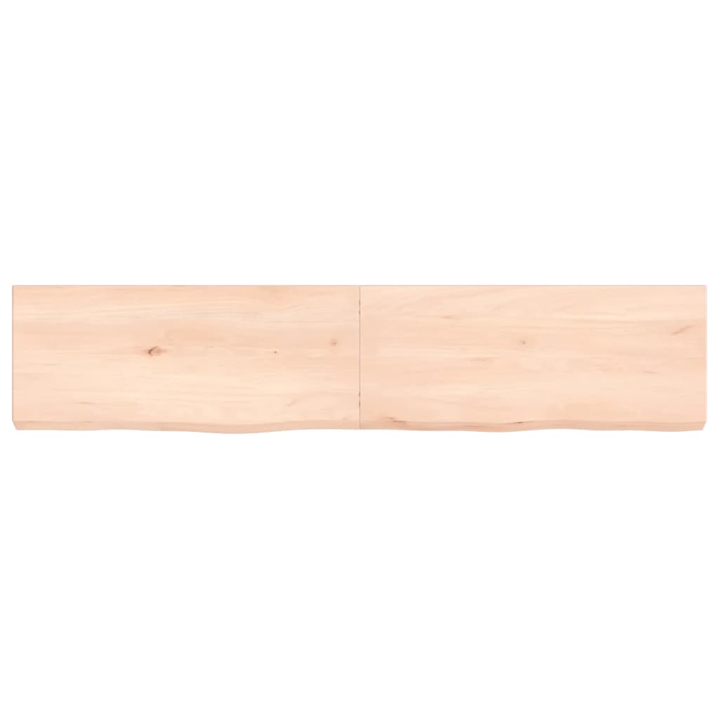 VIDAXL WASHBAIN-Blatt 140x30x (2-6) cm unbehandeltes festes Holz