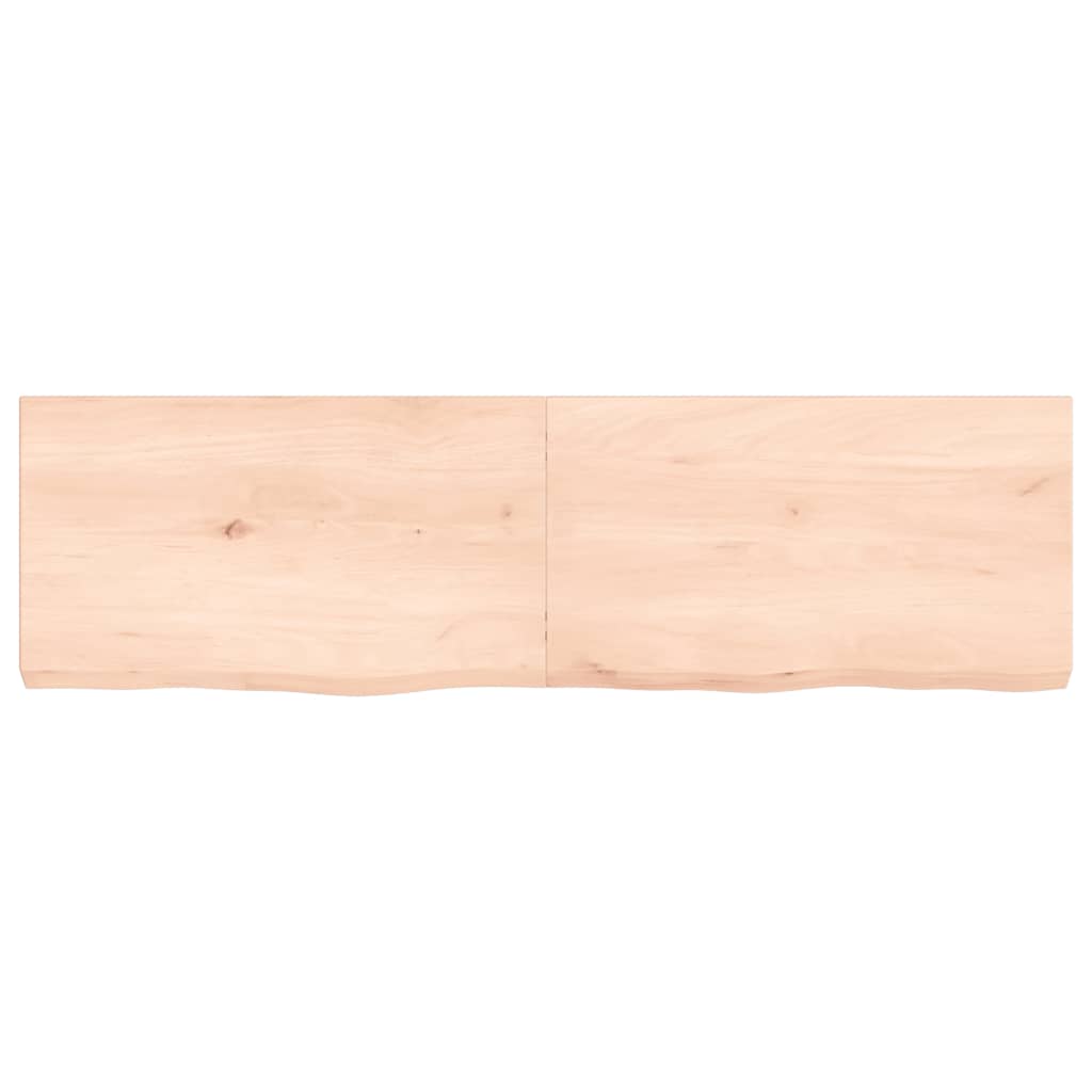 Vidaxl Washbasin Sheet 140x40x (2-6) CM Madera sólida no tratada