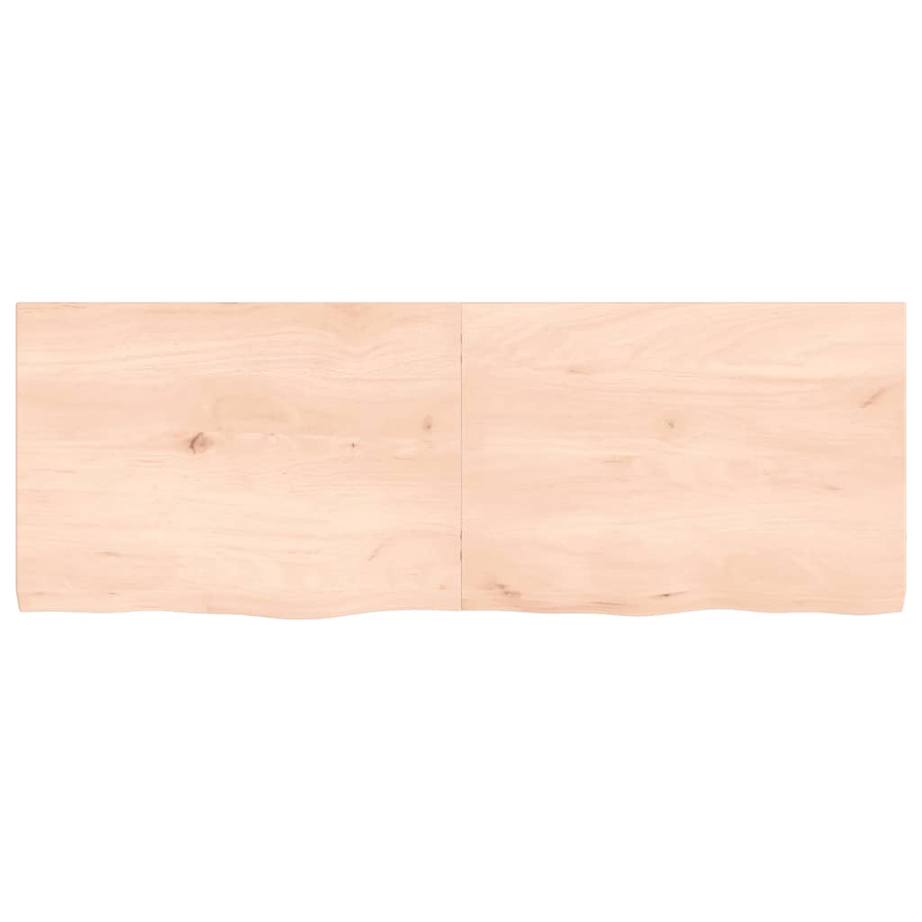 Plan de lavabo Vidaxx 140x50x (2-4) cm en bois massif non traité