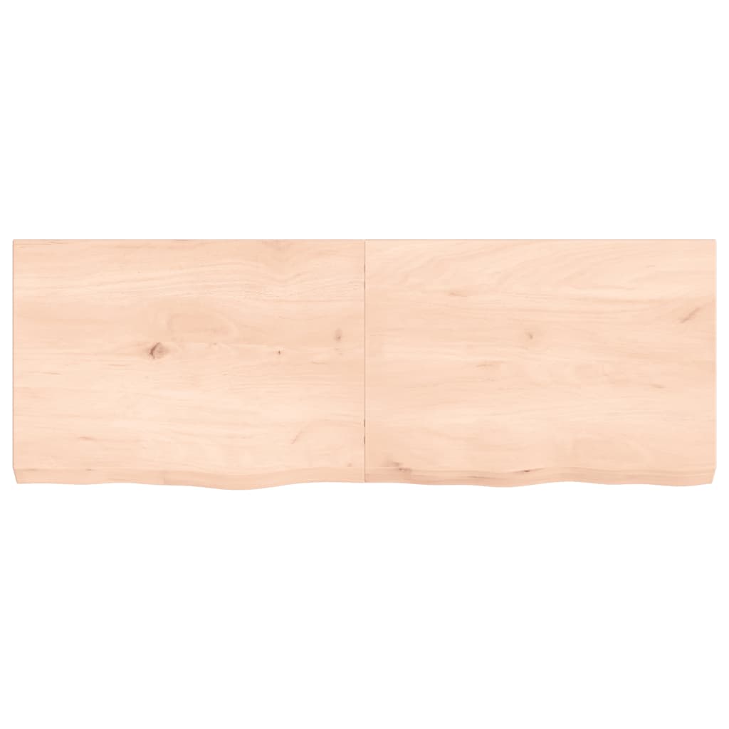 Plan de lavabo Vidaxx 140x50x (2-6) cm en bois massif non traité