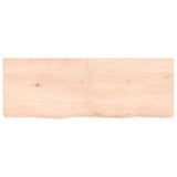 VidaXL Washbasin sheet 140x50x (2-6) cm Untreated solid wood