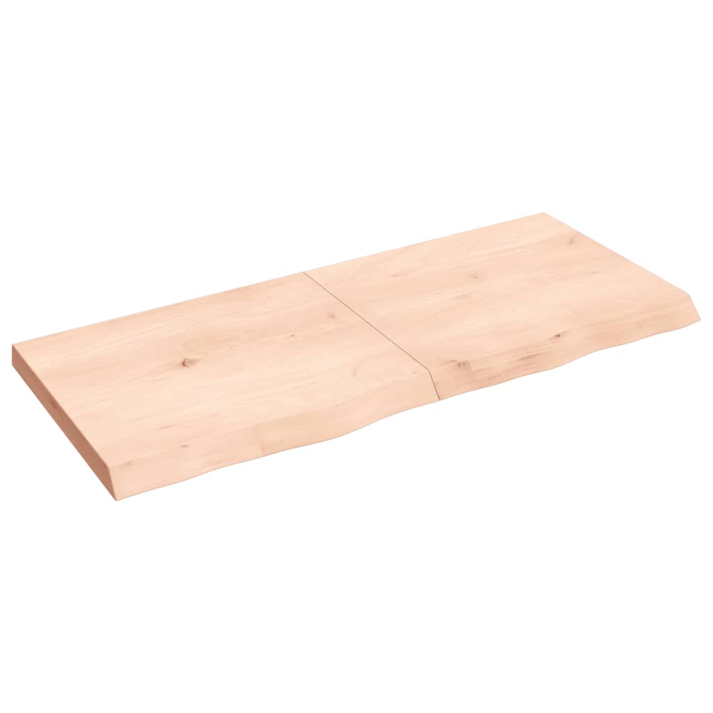 Plan de lavabo Vidaxx 140x60x (2-6) cm bois massif non traité