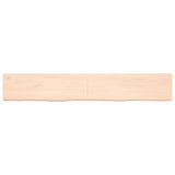 Vidaxl wastbasin Blat 180x30X (2-6) cm onbehandelten Holz