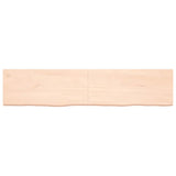 Vidaxl Washbasin Sheet 180x40x (2-6) CM Madera maciza no tratada