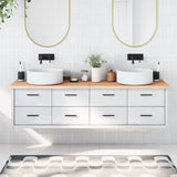 Plan de lavabo Vidaxx 180x50x (2-4) cm bois massif non traité