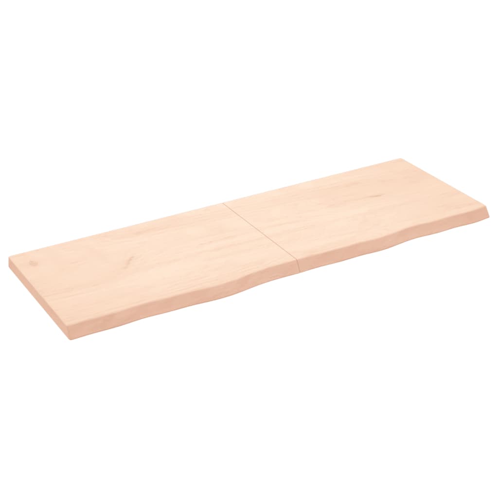 VidaXL Washbasin sheet 180x60x (2-6) cm Untreated solid wood