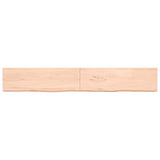 Vidaxl wastbasin Blat 200x30x (2-6) cm onbehandelten Holz