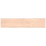 Vidaxl Washbasin Sheet 200x40x (2-4) CM Madera sólida no tratada