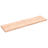 Vidaxl Washbasin Sheet 200x50x (2-6) CM Madera sólida no tratada