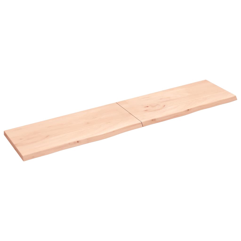 Plan de lavabo Vidaxx 220x50x (2-4) cm bois massif non traité