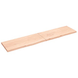Plan de lavabo Vidaxx 220x50x (2-4) cm bois massif non traité