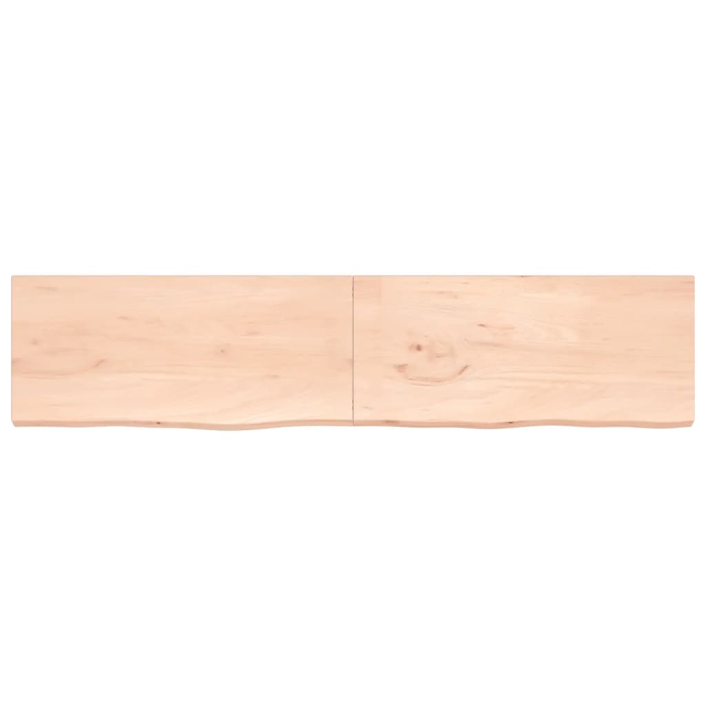 Plan de lavabo Vidaxx 220x50x (2-4) cm bois massif non traité