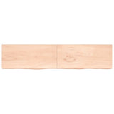 Plan de lavabo Vidaxx 220x50x (2-4) cm bois massif non traité