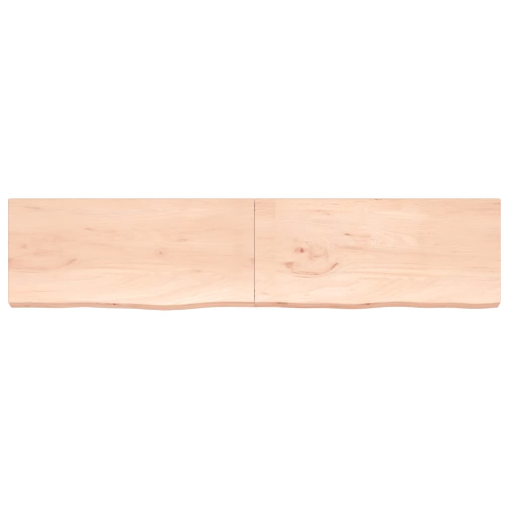 Plan de lavabo Vidaxx 220x50x (2-6) cm bois massif non traité