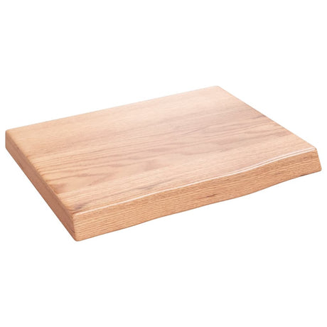 Vidaxx plan de lavabo 40x30x (2-4) cm bois massif traité marron clair