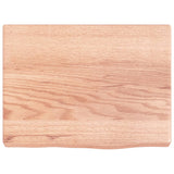 Vidaxx plan de lavabo 40x30x (2-4) cm bois massif traité marron clair