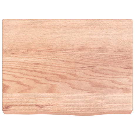 Vidaxx plan de lavabo 40x30x (2-4) cm bois massif traité marron clair