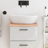 Vidaxx plan de lavabo 40x30x (2-4) cm bois massif traité marron clair
