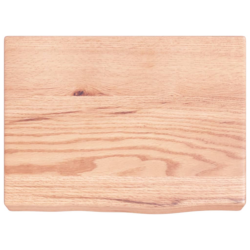 Vidaxx plan de lavabo 40x30x (2-6) cm bois massif traité marron clair