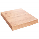 Vidaxx plan de lavabo 40x50x (2-6) cm bois massif traité marron clair