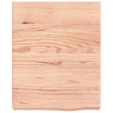 Vidaxx plan de lavabo 40x50x (2-6) cm bois massif traité marron clair