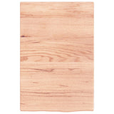 Plan vasque Vidaxx 40x60x2 bois massif traité marron clair