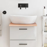 Vidaxl Washbasin Sheet 40x60x2 Trattato in legno massiccio chiaro marrone