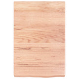 Vidaxx plan de lavabo 40x60x (2-6) cm bois massif traité marron clair
