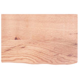 VidaXL Plan de lavabo 60x40x2 bois massif traité marron clair