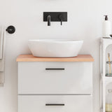 Vidaxl Washbasin Sheet 60x40x2 Trattato in legno massiccio chiaro marrone