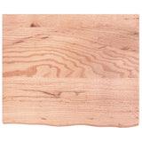 Vidaxx plan de lavabo 60x50x (2-4) cm bois massif traité marron clair