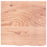 Plan vasque Vidaxx 60x60x2 bois massif traité marron clair