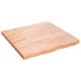 Vidaxx plan de lavabo 60x60x (2-4) cm bois massif traité marron clair