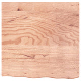 Vidaxx plan de lavabo 60x60x (2-4) cm bois massif traité marron clair