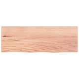 Plan vasque Vidaxx 80x30x2 bois massif traité marron clair