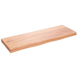 Vidaxx plan de lavabo 80x30x (2-4) bois massif traité marron clair