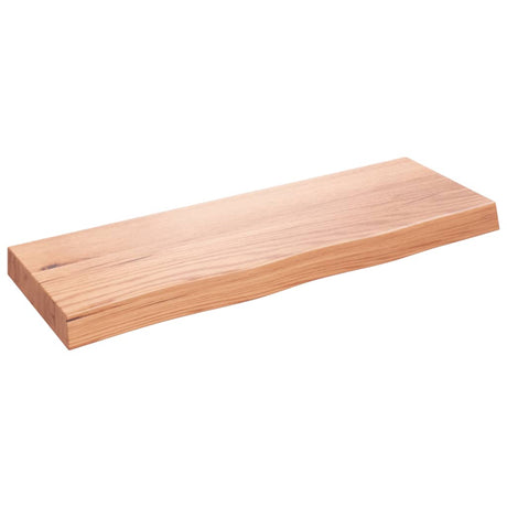 Vidaxx plan de lavabo 80x30x (2-6) cm bois massif traité marron clair