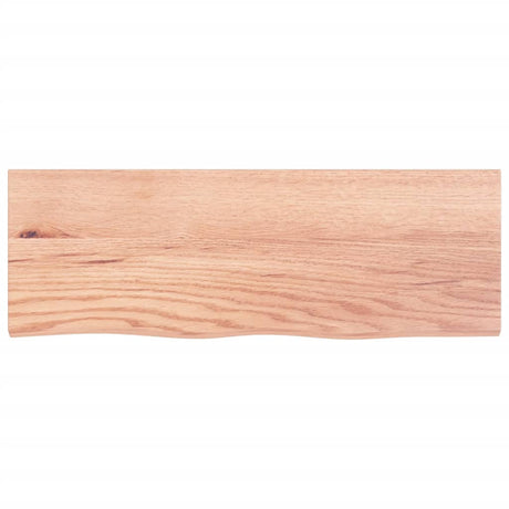 Vidaxx plan de lavabo 80x30x (2-6) cm bois massif traité marron clair