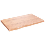 Vidaxx plan de lavabo 80x50x (2-4) cm bois massif traité marron clair