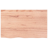 Vidaxx plan de lavabo 80x50x (2-4) cm bois massif traité marron clair