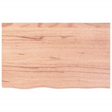 Vidaxx plan de lavabo 80x50x (2-6) cm bois massif traité marron clair