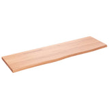 Vidaxx plan vasque 100x30x2 cm bois massif traité marron clair